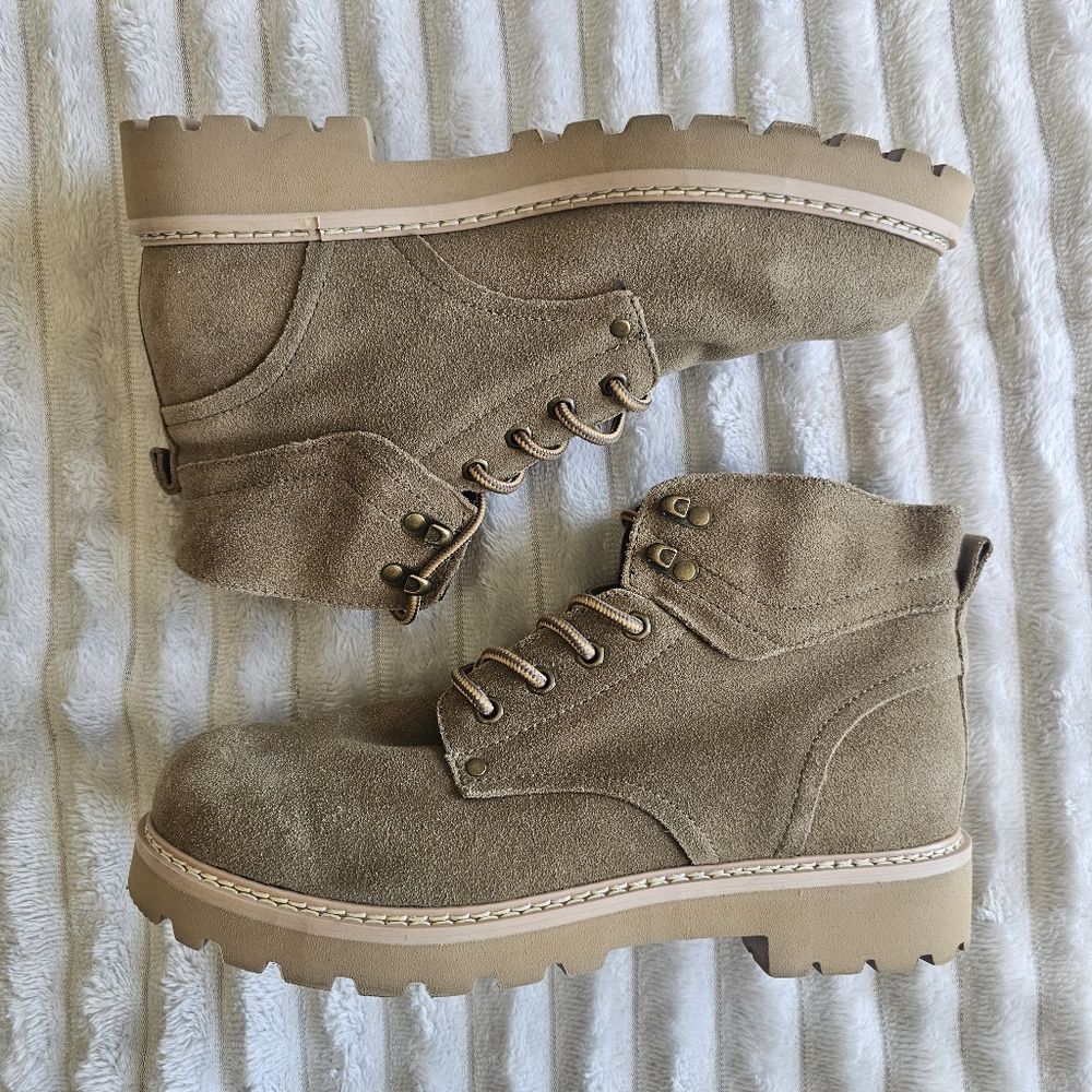Propet Women’s 8” Dakota Work Boots WBX042S Olive Leather Size 9.5W wide (D) has